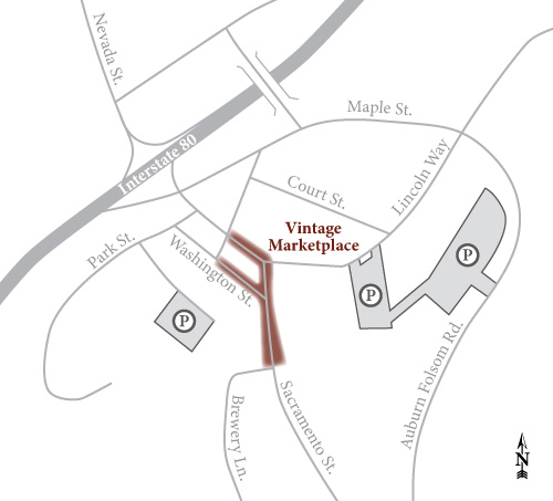 Old Town Auburn Co-op Parking Map Old Town Auburn Co-op Parking Map